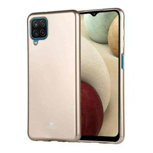 For Samsung Galaxy A12 GOOSPERY JELLY Full Coverage Soft Case(Gold)