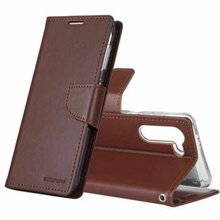For Samsung Galaxy S21 5G GOOSPERY Bravo Diary Crazy Horse Texture Horizontal Flip Leather Case With Bracket & Card Slot & Wallet(Brown)