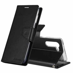 For Samsung Galaxy S21+ 5G GOOSPERY Bravo Diary Crazy Horse Texture Horizontal Flip Leather Case With Bracket & Card Slot & Wallet(Black)