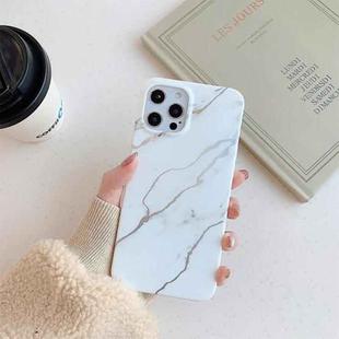 For iPhone 11 Frosted Laser TPU Protective Case (Marble White)