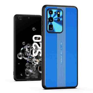For Samsung Galaxy S20 Ultra Jianfeng Series TPU+ Metal Shockproof Protective Case(Blue)