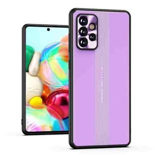 For Samsung Galaxy A72 5G Jianfeng Series TPU+ Metal Shockproof Protective Case(Purple)