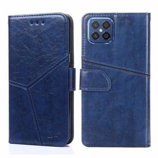 For Huawei nova 8 SE Geometric Stitching Horizontal Flip TPU + PU Leather Case with Holder & Card Slots & Wallet(Blue)