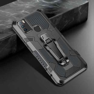 For Infinix Hot 9 Play Machine Armor Warrior Shockproof PC + TPU Protective Case(Space Gray)