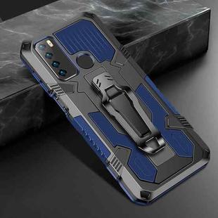 For Infinix Note7 Lite / Hot 9 Machine Armor Warrior Shockproof PC + TPU Protective Case(Royal Blue)