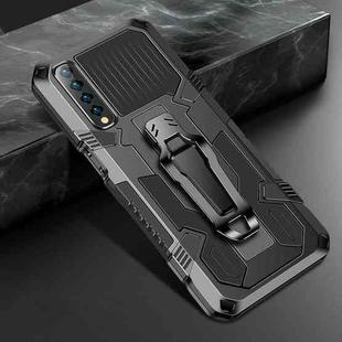 For LG  Stylo 7 Machine Armor Warrior Shockproof PC + TPU Protective Case(Black)