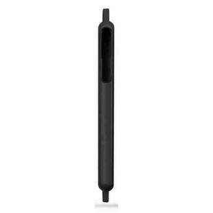 Pure Color Silicone Anti-lost Stylus Protective Case for Apple Pencil 1 / 2(Black)
