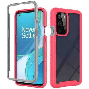 For OnePlus 9 Pro Starry Sky Solid Color Series Shockproof PC + TPU Protective Case(Red)