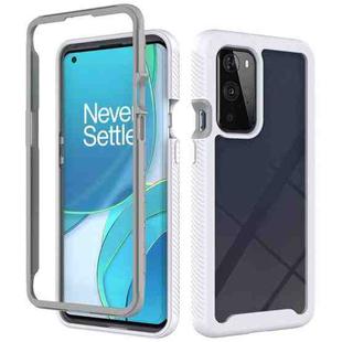 For OnePlus 9 Pro Starry Sky Solid Color Series Shockproof PC + TPU Protective Case(White)