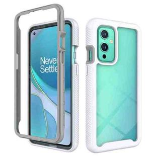 For OnePlus 9 Starry Sky Solid Color Series Shockproof PC + TPU Protective Case(White)