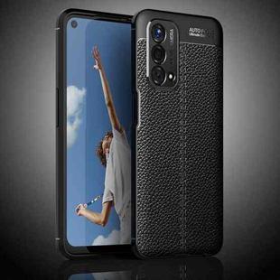 For OPPO A93 5G Litchi Texture Shockproof TPU Case(Black)