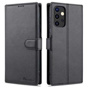 For Samsung Galaxy A52 5G / 4G AZNS Calf Texture Horizontal Flip Leather Case with Holder & Card Slots & Wallet & Photo Frame(Black)