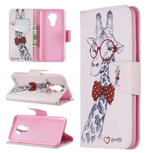 For Huawei Mate 30 Lite Colored Drawing Horizontal Flip Leather Case with Holder & Card Slots & Wallet(Deer)