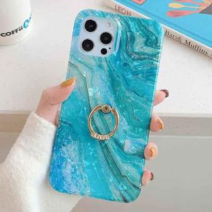 Shell Pattern TPU Phone Protective Case with Ring Holder For iPhone 11 Pro(Color Shell)