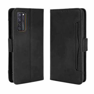 For ZTE Axon 20 5G / Axon 20 4G Wallet Style Skin Feel Calf Pattern Leather Case with Separate Card Slots(Black)