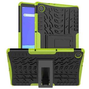 For Lenovo Tab M10 HD Gen 2 (TB-X306F) Tire Texture TPU+PC Shockproof Case with Holder(Green)
