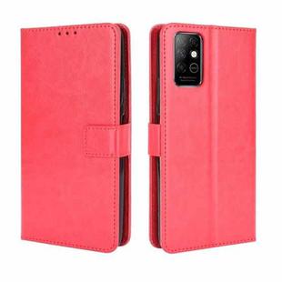 For Infinix Note 8 / X692 Retro Crazy Horse Texture Horizontal Flip Leather Case with Holder & Card Slots & Lanyard(Red)