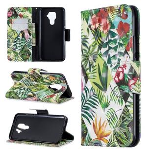 For Huawei Mate 30 Lite 3D Pattern Colored Drawing Horizontal Flip Leather Case with Holder & Card Slots & Wallet(Banana Leaf)