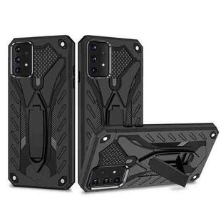 For Samsung Galaxy A52 5G / 4G Shockproof TPU + PC Protective Case with Holder(Black)