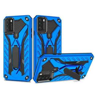 For Xiaomi Poco M3 Shockproof TPU + PC Protective Case with Holder(Blue)