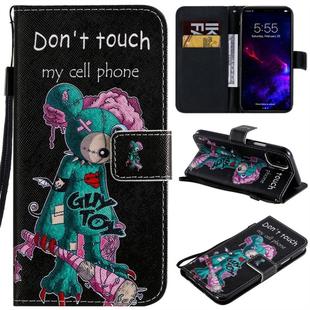 For iPhone 11 Painted Pattern Horizontal Flip Leather Case, with Wallet & Holder & Card Slots & Lanyard(One-eyed Mouse)
