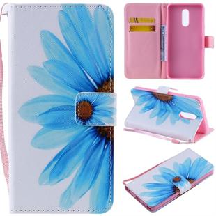 For LG Stylo 5 Painted Pattern Horizontal Flip Leather Case, with Wallet & Holder & Card Slots & Lanyard(Sunflower)
