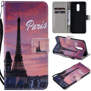 For LG Stylo 5 Painted Pattern Horizontal Flip Leather Case, with Wallet & Holder & Card Slots & Lanyard(Tower)
