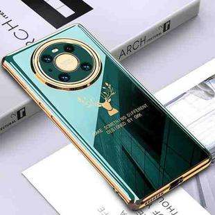 For Huawei Mate 40 Pro GKK PC + Solid Color Plating Protective Case(Green)