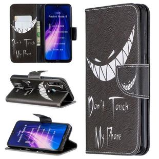 For Xiaomi Redmi Note 8 Colored Drawing Horizontal Flip Leather Case with Holder & Card Slots & Wallet(Snicker)