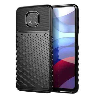 For Motorola Moto G Power (2021) Thunderbolt Shockproof TPU Protective Soft Case(Black)