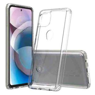 For Motorola Moto One 5G Ace Shockproof Scratchproof TPU + Acrylic Protective Case(White)