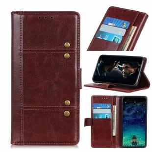 For OPPO A72 5G Peas Crazy Horse Texture Horizontal Flip Leather Case with Holder & Card Slots & Wallet(Brown)