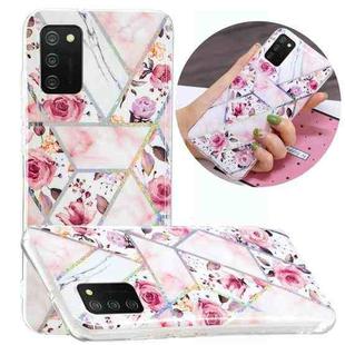 For Samsung Galaxy A02s(EU Version) Plating TPU Protective Case(Rose)