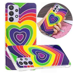 For Samsung Galaxy A32 5G Plating TPU Protective Case(Love)