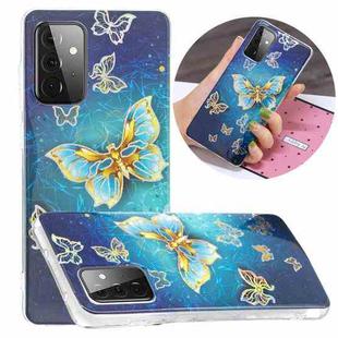 For Samsung Galaxy A72 5G / 4G Plating TPU Protective Case(Butterfly)