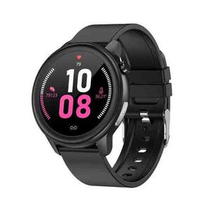 E80 1.3 inch TFT Color Screen IP68 Waterproof Smart Bracelet, Support Blood Oxygen Monitoring / Body Temperature Monitoring / Heart Rate Monitoring, Style:Silicone Strap(Black)