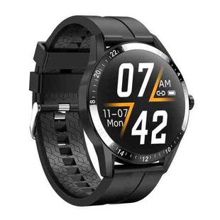 G20 1.3 inch IPS Color Screen IP67 Waterproof Smart Watch, Support Blood Oxygen Monitoring / Sleep Monitoring / Heart Rate Monitoring, Style: Silicone Strap(Black)