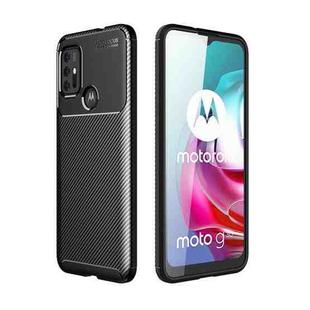 For Motorola Moto G30 / G10 / G10 Power / G20 Carbon Fiber Texture Shockproof TPU Case(Black)