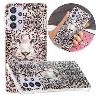 For Samsung Galaxy A32 5G Luminous TPU Mobile Phone Protective Case(Leopard Tiger)