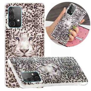 For Samsung Galaxy A52 5G / 4G Luminous TPU Mobile Phone Protective Case(Leopard Tiger)