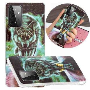 For Samsung Galaxy A72 5G / 4G Luminous TPU Mobile Phone Protective Case(Ferocious Wolf)