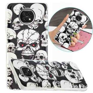 For Xiaomi Redmi Note 9T Luminous TPU Mobile Phone Protective Case(Ghost Head)