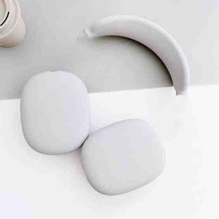3 in 1 Headset Silicone Protective Case for AirPods Max(White)