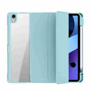Mutural Pinyue Series PC + TPU Horizontal Flip Leather Case with Holder & Pen Slot & Sleep / Wake-up Function For iPad Air 2022 / 2020 10.9(Sky Blue)