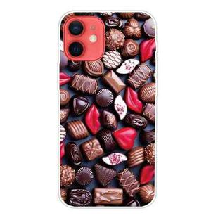 For iPhone 12 / 12 Pro Shockproof Painted Transparent TPU Protective Case(Love Chocolate)