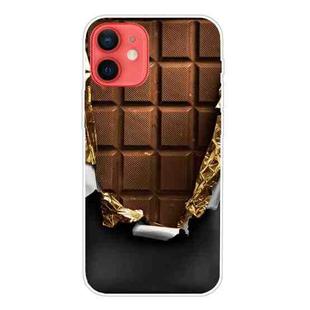 For iPhone 12 / 12 Pro Shockproof Painted Transparent TPU Protective Case(Chocolate)