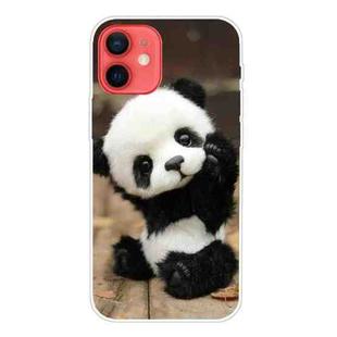 For iPhone 12 / 12 Pro Shockproof Painted Transparent TPU Protective Case(Say Hello Panda)