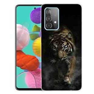 For Samsung Galaxy A32 5G Shockproof Painted Transparent TPU Protective Case(Chinese Tiger)