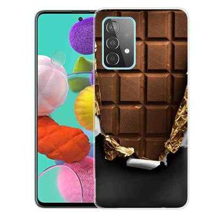 For Samsung Galaxy A32 5G Shockproof Painted Transparent TPU Protective Case(Chocolate)