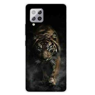For Samsung Galaxy A42 5G Shockproof Painted Transparent TPU Protective Case(Chinese Tiger)